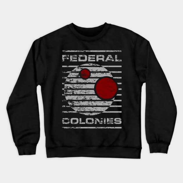 Federal Colonies Crewneck Sweatshirt by synaptyx